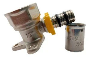 JOELHO/COTOVELO BASE FIXA GAS 16MM 1/2" GCBF/162 PEX