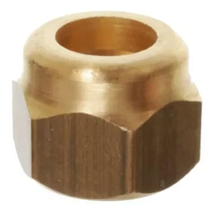 PORCA CURTA SAE 1/2" LATÃO