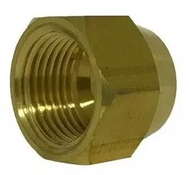 PORCA CURTA SAE 5/8" LATÃO CLA