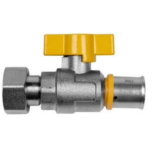 VALVULA METALICA ROSCA FEMEA MOVEL 1/2" 16MM GAS REF GVM/1612