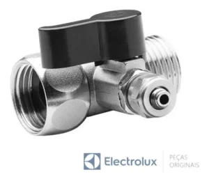 ADAPTADOR CONEXAO PURIFICADOR AGUA 1/2 PARA 1/4 COM REGISTRO ELECTROLUX ORIGINAL