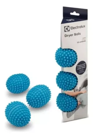 BOLAS DE SECAGEM ROUPAS PARA SECADORAS 3 UNID DRYER BALLS ELECTROLUX