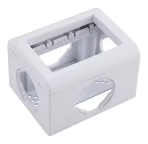 CAIXA PARA ELETRODUTOS E CANALETAS 3 POSIÇÃO 4 ENTRADAS BRANCA TRAMONTINA REF 57304050