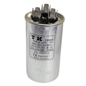CAPACITOR DUPLO CBB65 15+5 UF 440V TK