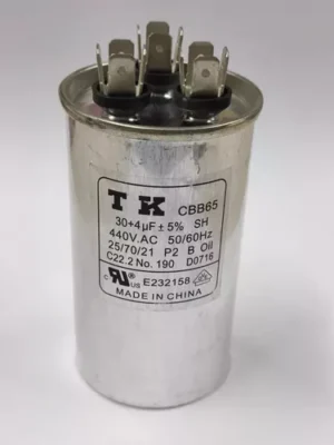 CAPACITOR DUPLO CBB65 30+4 UF 440V TK
