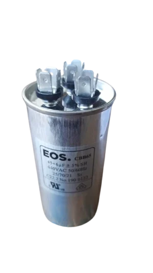 CAPACITOR DUPLO CBB65 45 + 6 UF 440V  EOS