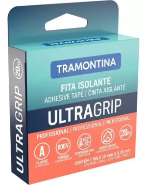 FITA ISOLANTE PRETA 20M 0,18X19MM TRAMONTINA REF 57545580