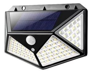LUMINARIA SOLAR 100LED COM SENSOR