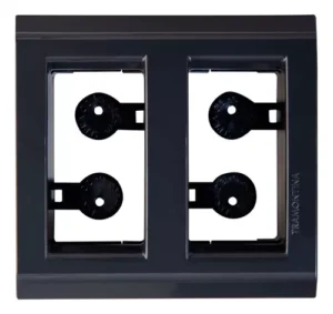 PLACA 2 POSTOS PARA MOVEIS LIZ GRAFITE TRAMONTINA REF 57106037