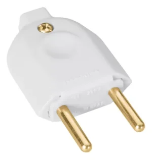 PLUGUE MACHO 2P 10A/250V BRANCO TRAMONTINA REF 57402202