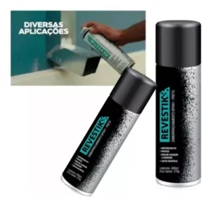 SPRAY REVESTIK EMBORRACHAMENTO PRETO 400ML