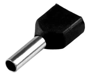 TERMINAL ILHOS DUPLO 1,5MM PRETO