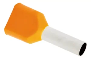 TERMINAL ILHOS DUPLO 4MM LARANJA