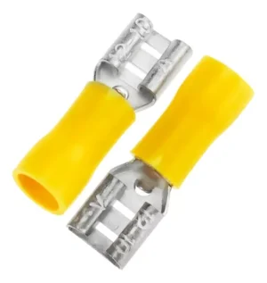 TERMINAL TIPO FEMEA AMARELO 6MM