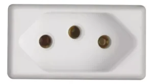 TOMADA 2P+T 20A/250V BAIXA TRAMONTINA REF 57115038