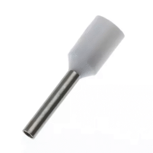 Terminal Ilhós Simples Pré-isolado 0,75mm² 8mm - E7508 Cinza