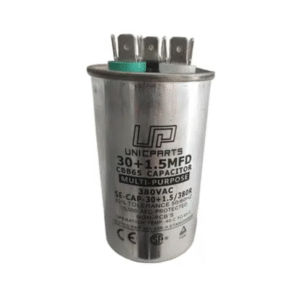 Capacitor Duplo CBB65 30 + 1,5 µF 380V C/TERMINAL UP