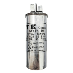 Capacitor Permanente CBB65 4µF 440V TK