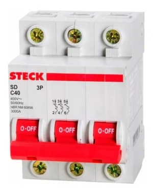 DISJUNTOR TRIPOLAR C40 STECK