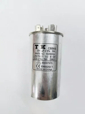 CAPACITOR DUPLO CBB65 25+3 UF 440V TK