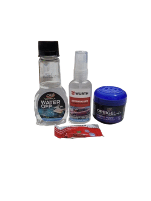 KIT Cristalização de Vidros - LIMPA PARABRISAS + CRISTALIZADOR + ANTIEMBAÇANTE + ORBIGEL CARRO NOVO
