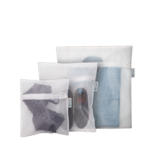 KIT SACO PROTETOR PARA LAVAR ROUPAS DELICADAS P/M/G ELECTROLUX