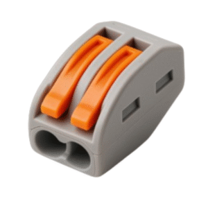 CONECTOR EMENDA RAPIDA ALAVANCA 2VIAS 0,2-4MM CINZA LUKMA